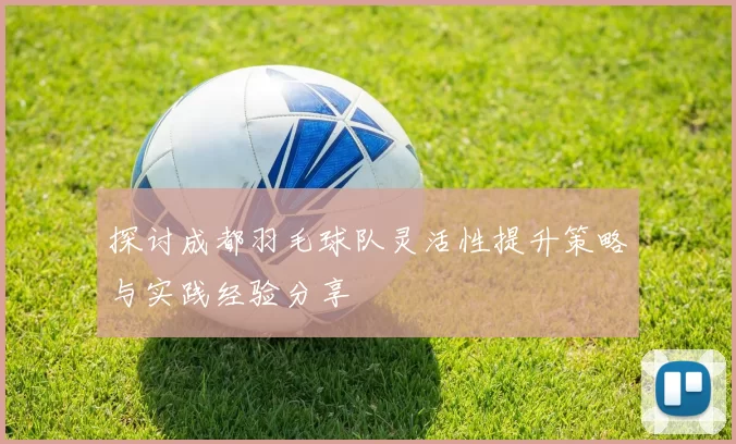 探讨成都羽毛球队灵活性提升策略与实践经验分享